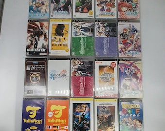 Used Sony PSP Lot of 20 Various Genres Games No duplicates Japan Import NTSC-J Tested