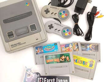 Nintendo スーパーファミコン ソフトその他色々付属品あり Nintendo Super Famicom Console Bundle + OEM Controller Japan