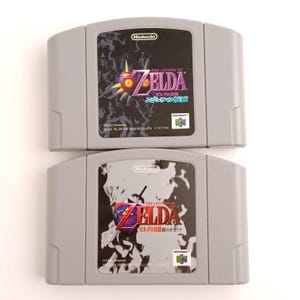 Used Nintendo 64 Zelda Set – Ocarina of Time & Majora’s Mask Japanese N64 Cartridge Lot of 2 NTSC-J Tested