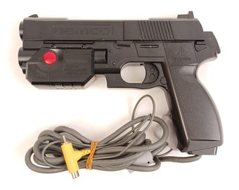 Pistolet Light Gun X-treme Pour PlayStation 1 (PS1) - Modèle PSX - Non Testé - Bon état Général