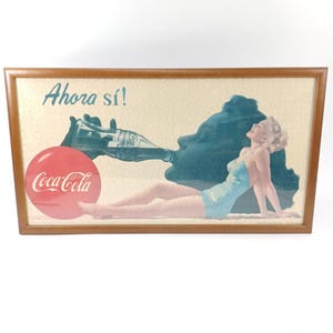 Coca-Cola 90×111cmパズルアート 特注フレーム付き Framed Coca Cola Puzzle - Etsy