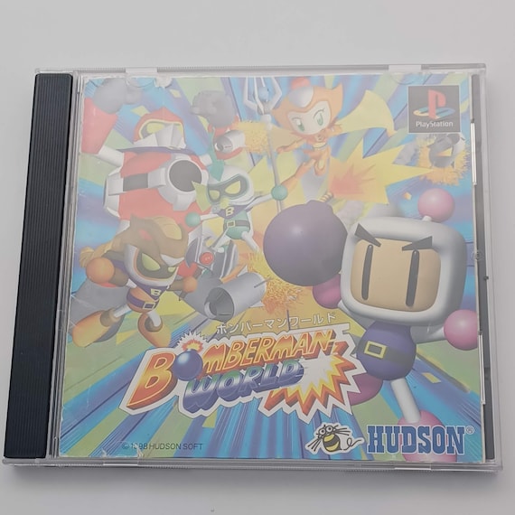 Used SONY PlayStation PS1 Bomberman World Complete CIB Japan import NTSC-J  Tested