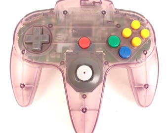 ニンテンドー64コントローラー N64: アトミックシースルー透明スタイル