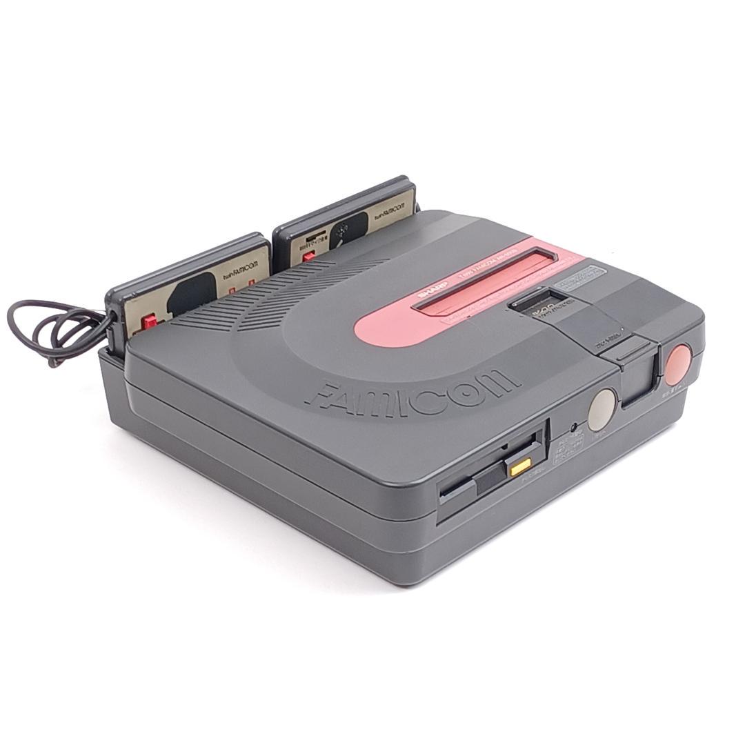 Used Junk SHARP Twin Famicom Disk System AN-500B Console | Black