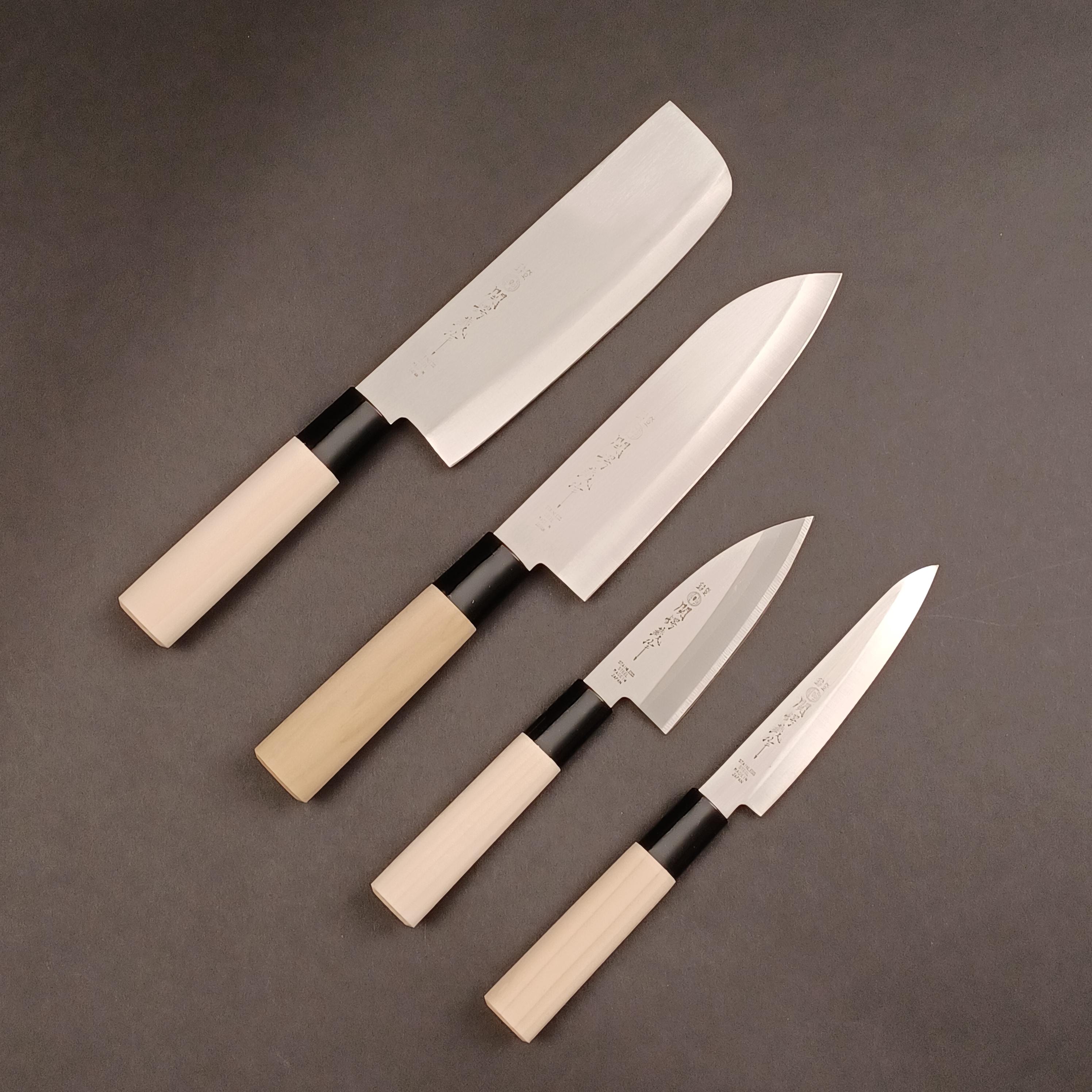 Seki Tsubazou Japanese Knife 4-piece Set by Yaxell – Santoku