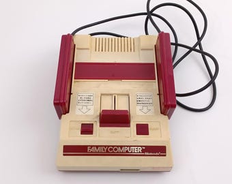 Used Nintendo Famicom FC Console Set – Family Basic Keyboard + 20