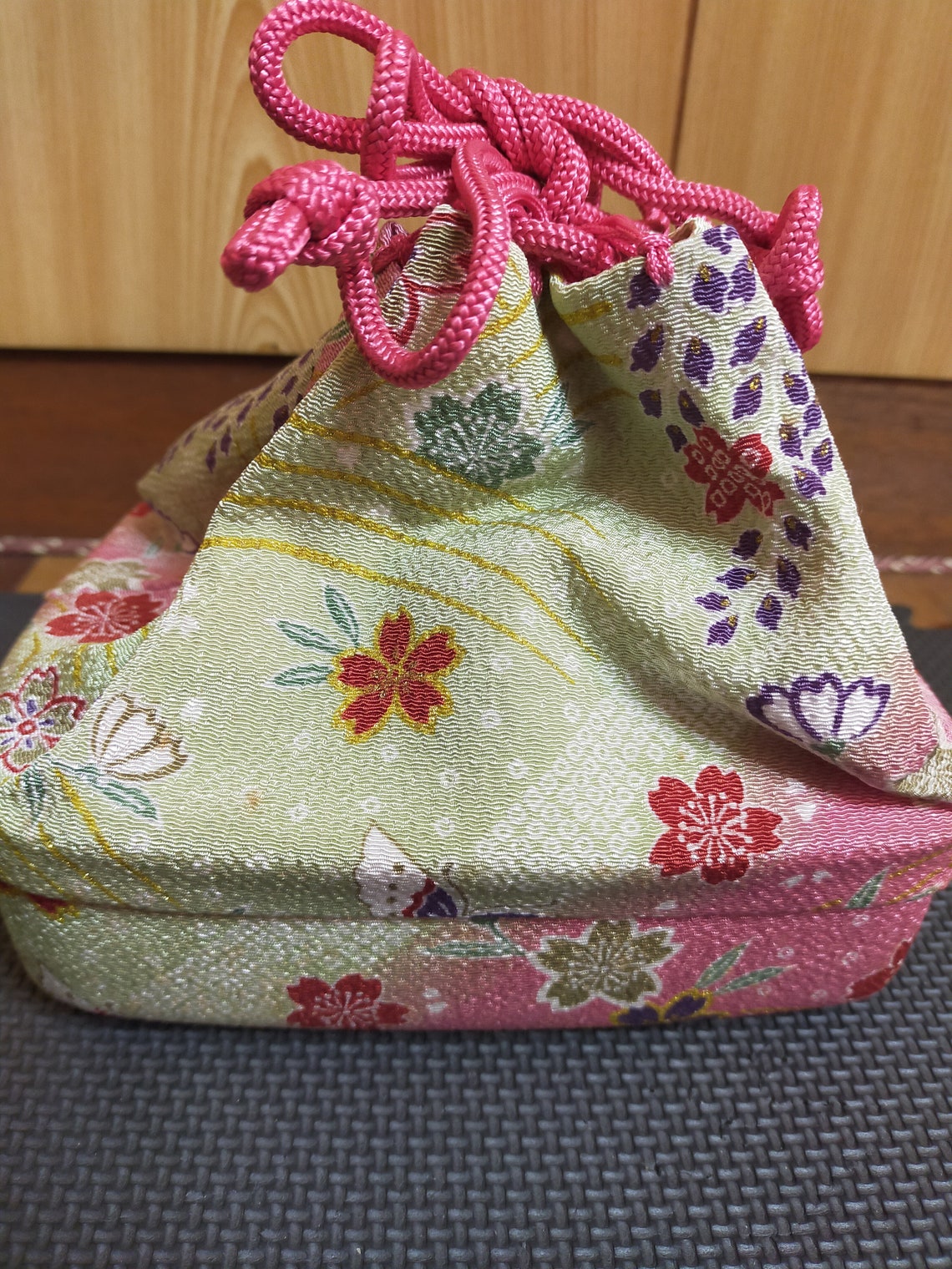 Kimono handbag Kinchaku Bukuro Japanese traditional | Etsy