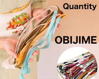 Vintage Kimono Obi-jime Cord – Choose Your Lot – Photos Are Samples – Japanese Traditional Accessory