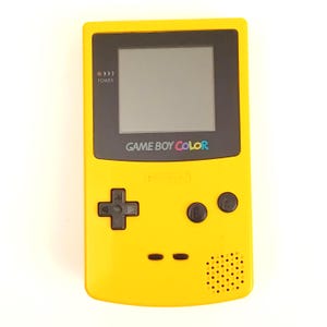 Used Nintendo Game Boy Color Yellow Console Only | Tested Works  | Authentic Made in Japan | GBA