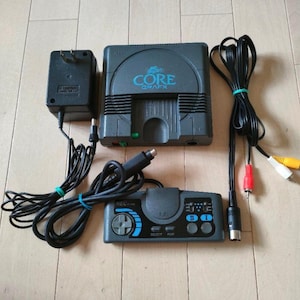 Used NEC PC Engine CoreGrafx Console TurboGrafx-16 Japanese NTSC-J Fully Working & Complete Set