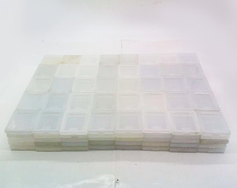 Used Game Boy & Color Cartridge Case Bulk 200pcs Set Cleaned Plastic Storage Protector Shell Mostly Original Nintendo GB GBC 1990s Japan