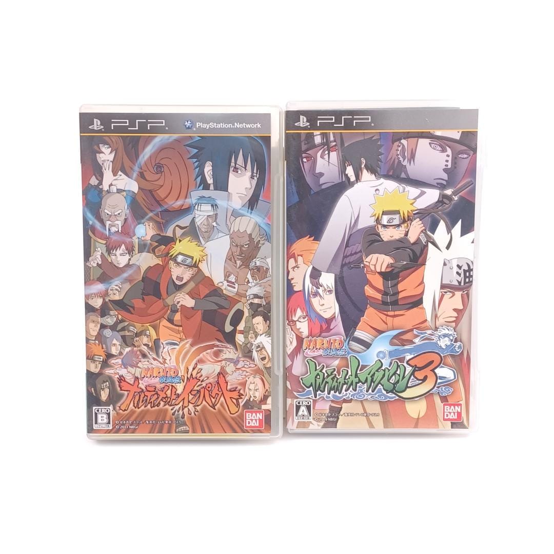 Used Sony PSP Naruto: Ultimate Ninja Impact Heroes 2 Pcs Japan