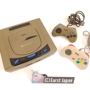 Used SEGA Sega Saturn SS Console bundle Controller No cables Random color Japan Import NTSC-J Tested Working