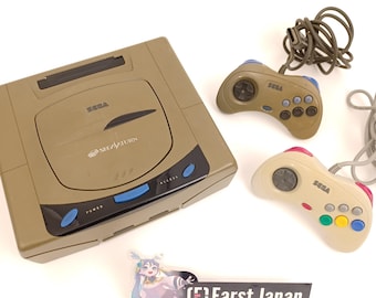 Used SEGA Sega Saturn SS Console bundle Controller No cables Random color Japan Import NTSC-J Tested Working