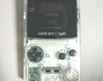 Used Nintendo Game Boy Color Clear White Console Only | Tested Works | Screen Minor Scratches | Authentic Made in Japan
