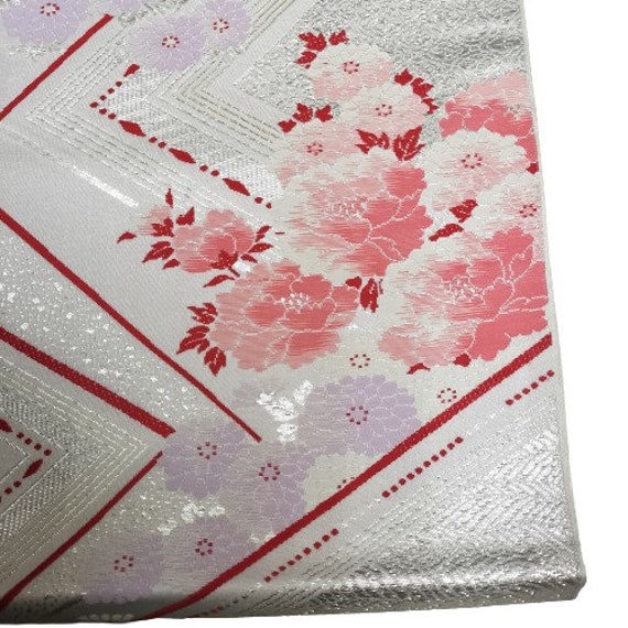 Kimono Obi, Japanese vintage traditional kimono b… - image 3