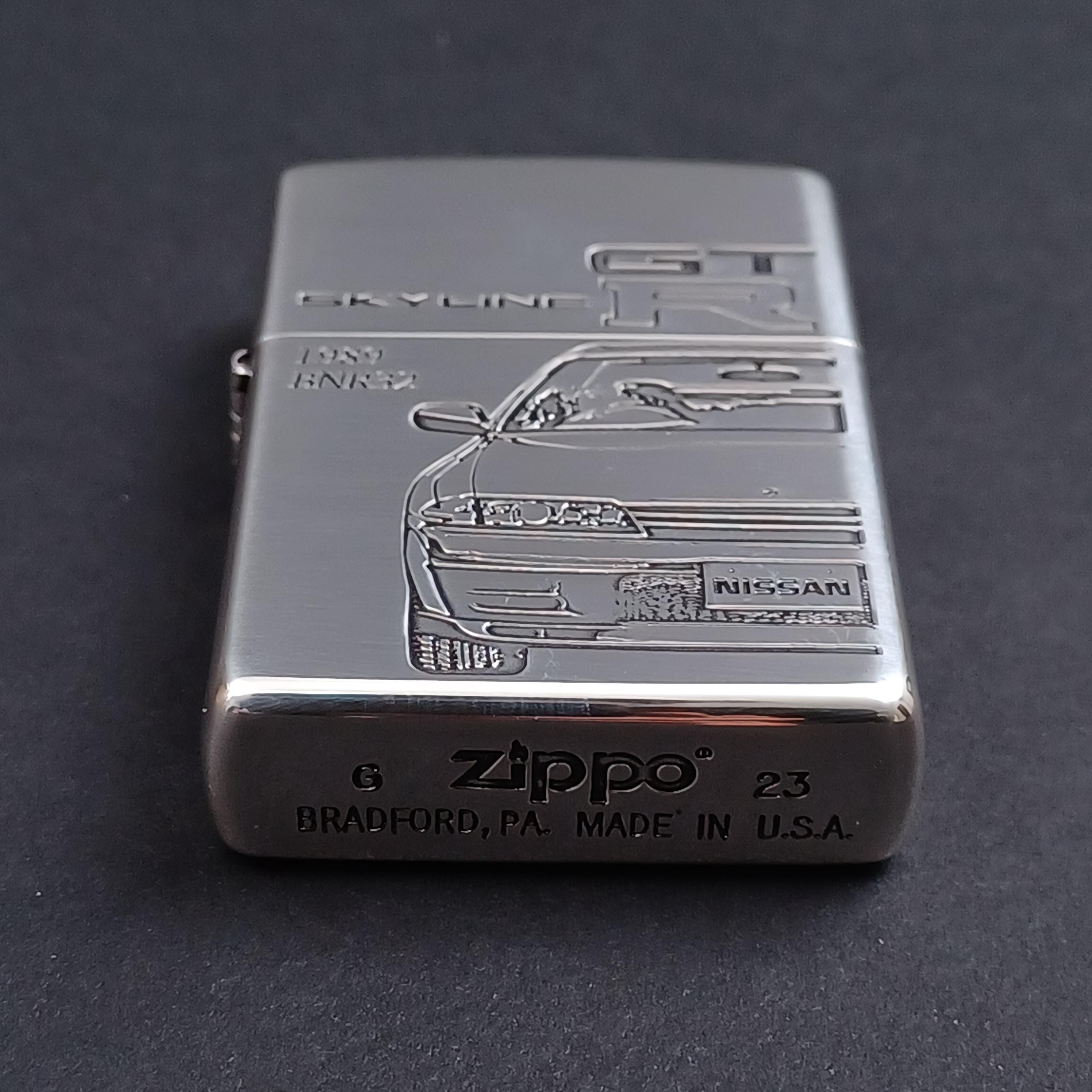 Used Zippo – Nissan Skyline GT-R BNR32 Lighter – 50th Anniversary