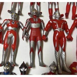 Used Ultraman Soft Vinyl Figure Lot 30 Pieces 15cm Retro Japan Tokusatsu Collection Set image 8