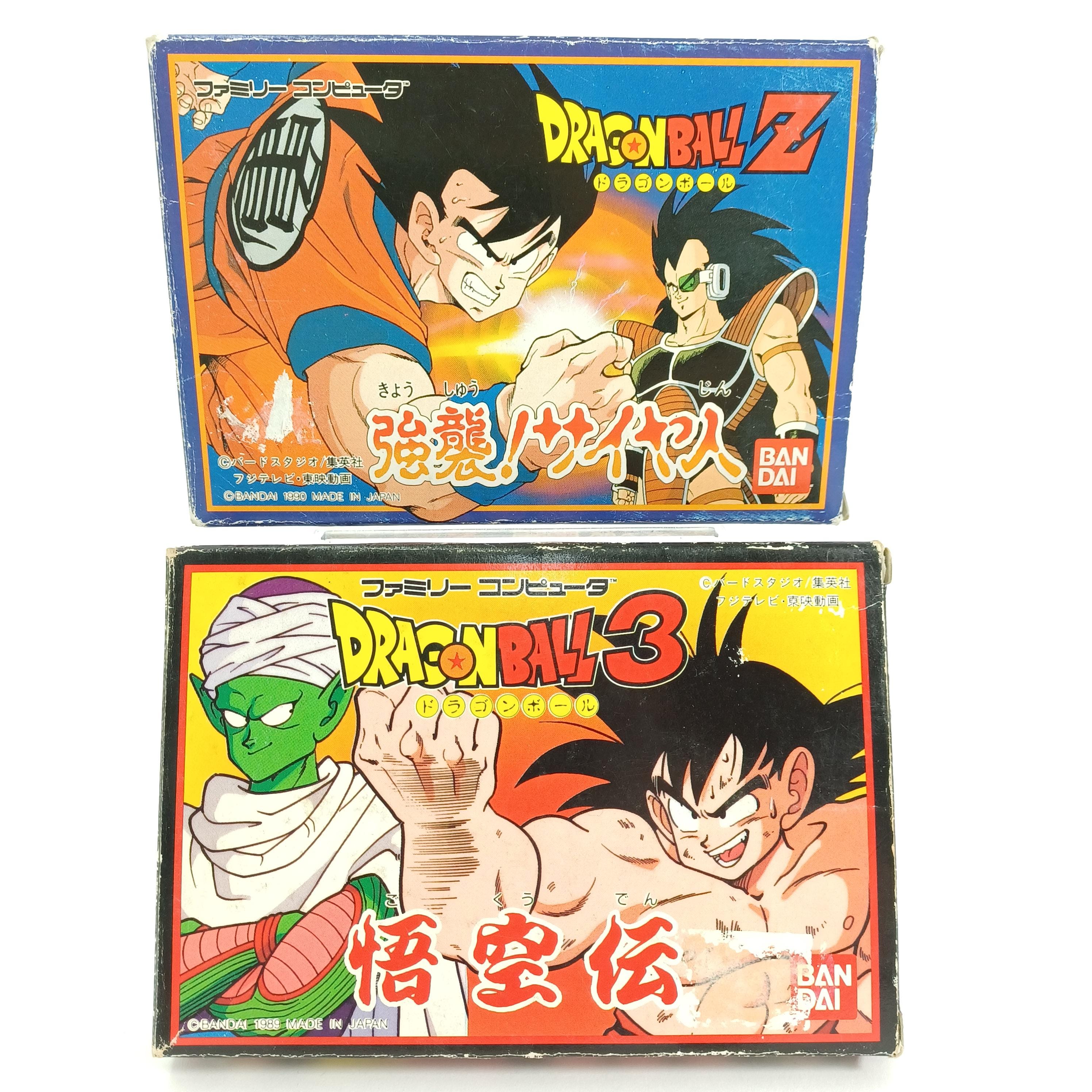 Used Dragon Ball Z Kyoshu Saiyajin & Dragon Ball 3 Gokuden FC