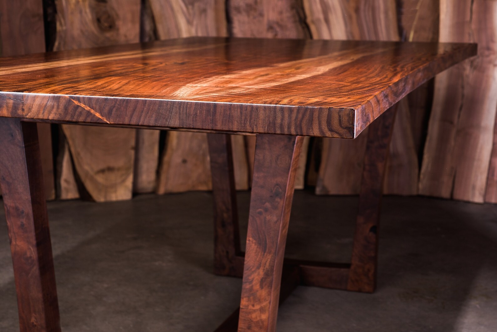 Claro Walnut Dining Table Etsy