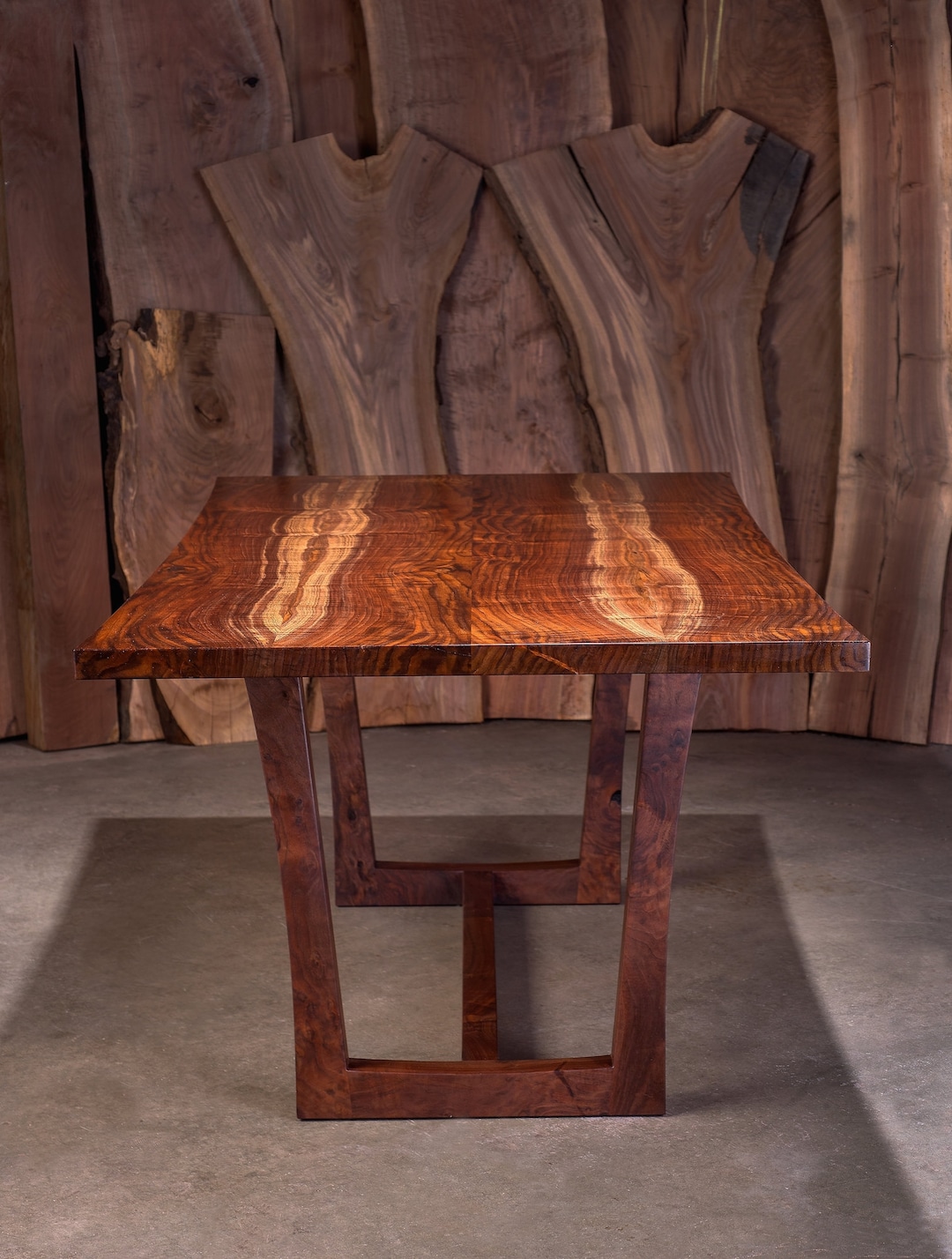 Claro Walnut Dining Table Etsy