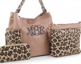 monogram purse and wallet