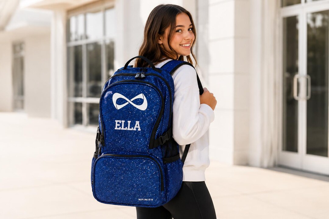 Personalized Nfinity Sparkle Backpack, Custom Name Backpack, Glitter ...