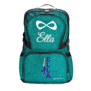 Purple Nfinity Sparkle Backpack Etsy