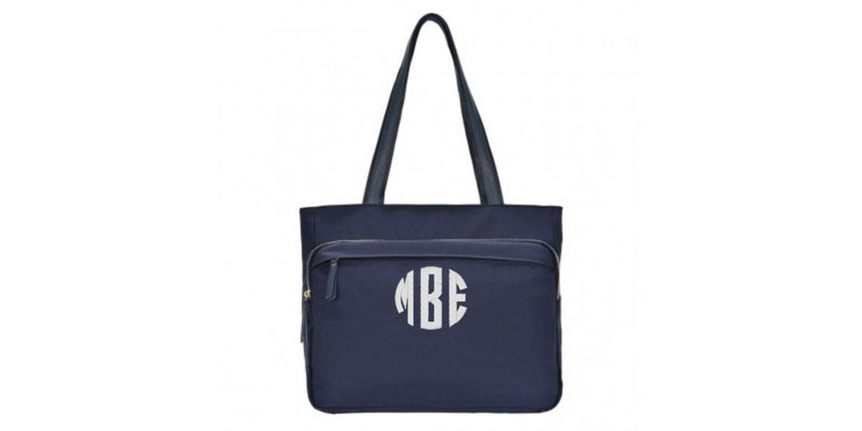 monogrammed laptop bag