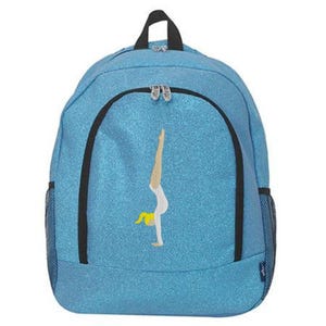 Custom Glitter Girl Backpack - Cheer & Dance Gift