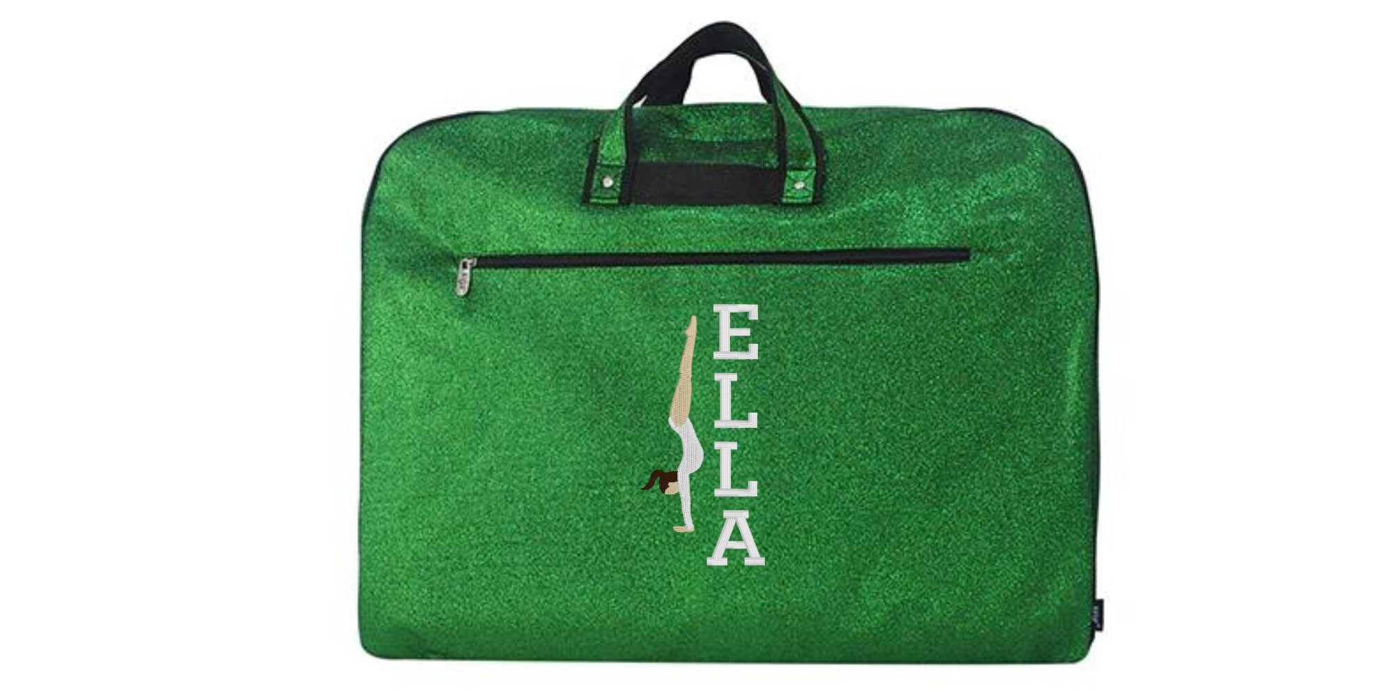 Monogrammed Garment Bag - Side Monogram Location