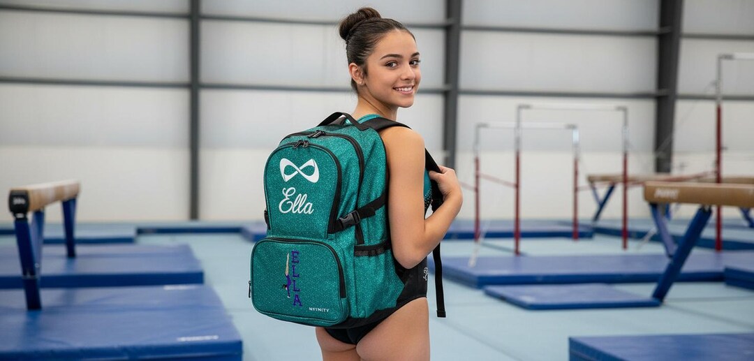 Custom Nfinity Sparkle Backpack - Personalized Cheer Stunt Design With ...