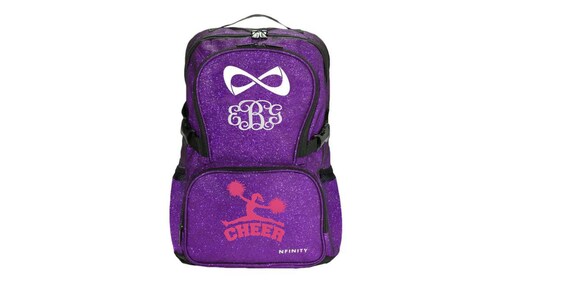 Glitter cheer backpack hot sale