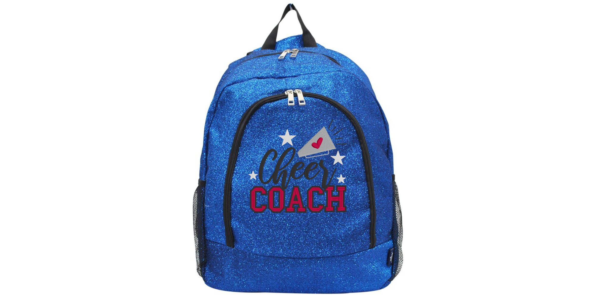Royal Blue Glitter Large Backpack Cheer Coach Etsy