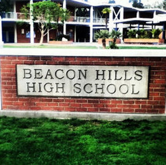Teen Wolf Beacon Hills High School Graduation Certificate 