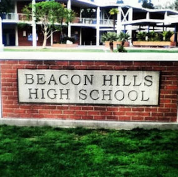 Teen Wolf Beacon Hills High School Graduation Certificate 