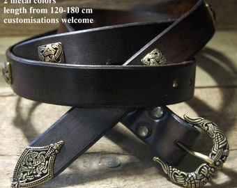 Viking ceremonial belt in Borre style