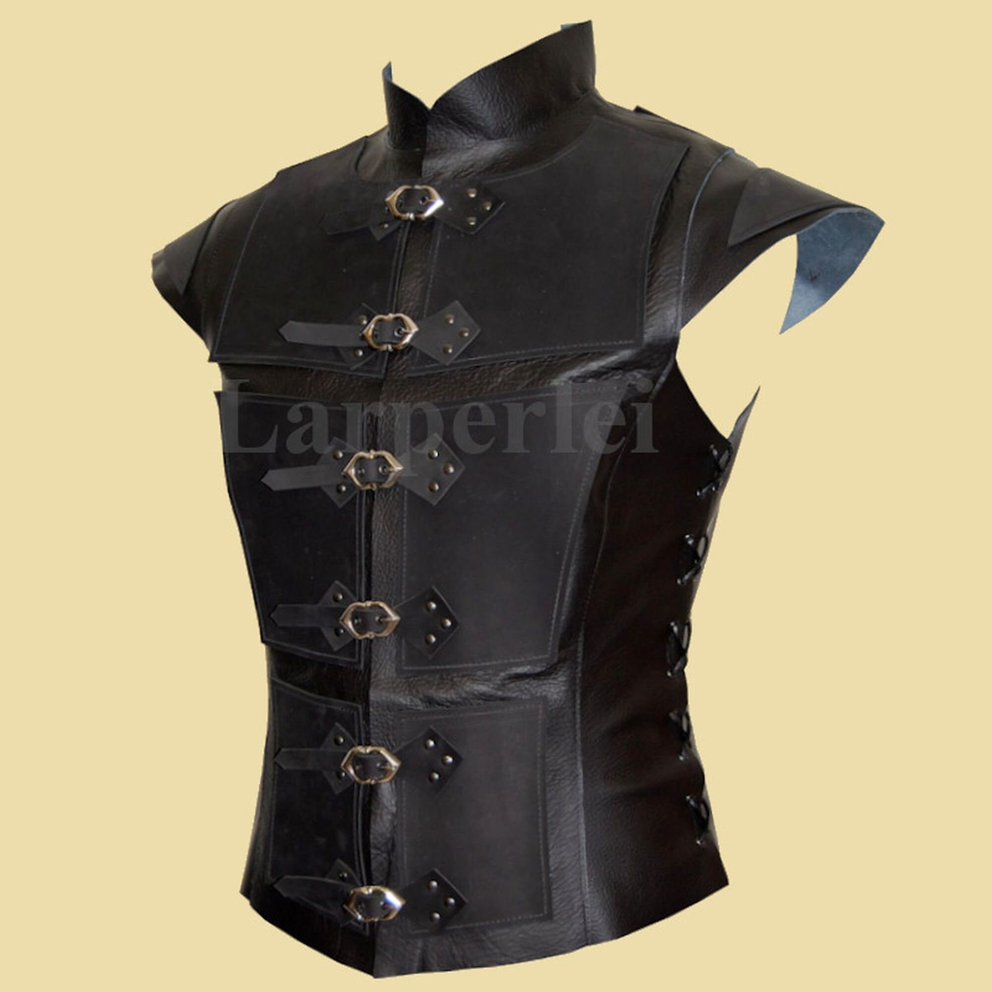 Reinforced Leather Jerkin for Men - Deluxe- Larp, Fantasy - Etsy