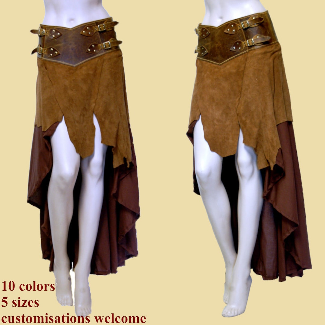 【EEUN】Ambrosial skirt Elven Battle Skirt, Larp, Fantasy - Etsy
