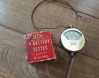 Vintage Ideal Voltmeter B Batteries****SALE****