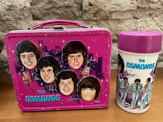 Vintage 1973 Osmond Brothers Lunch Box and Matching Thermos***sale