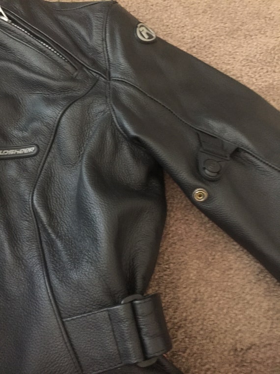 Black Leather Fieldsheer Motorcycle Jacket***SALE*** View 3