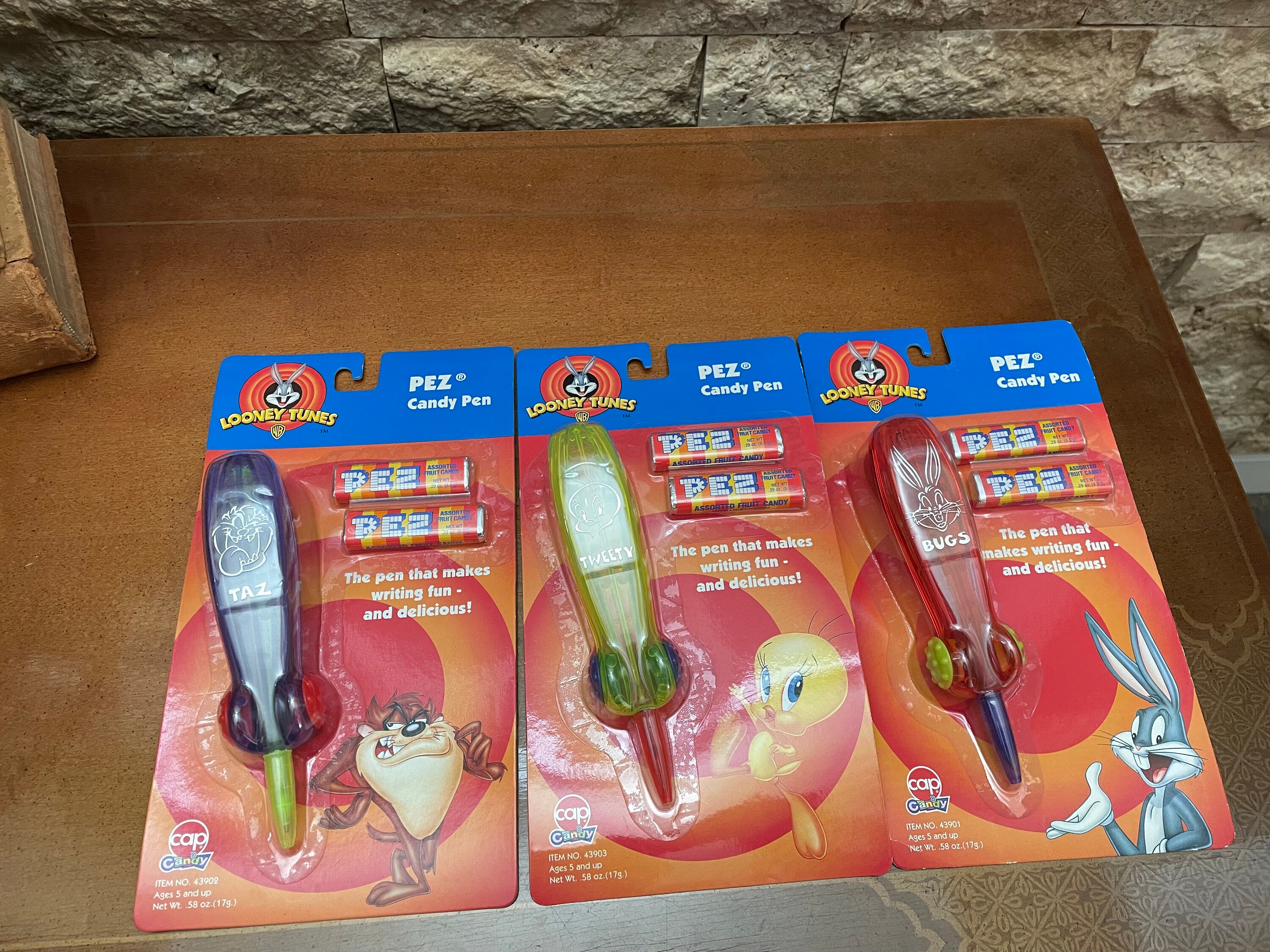 Buy Vintage Pez Looney Tunes Bug, Taz and Tweedy Candy Pens