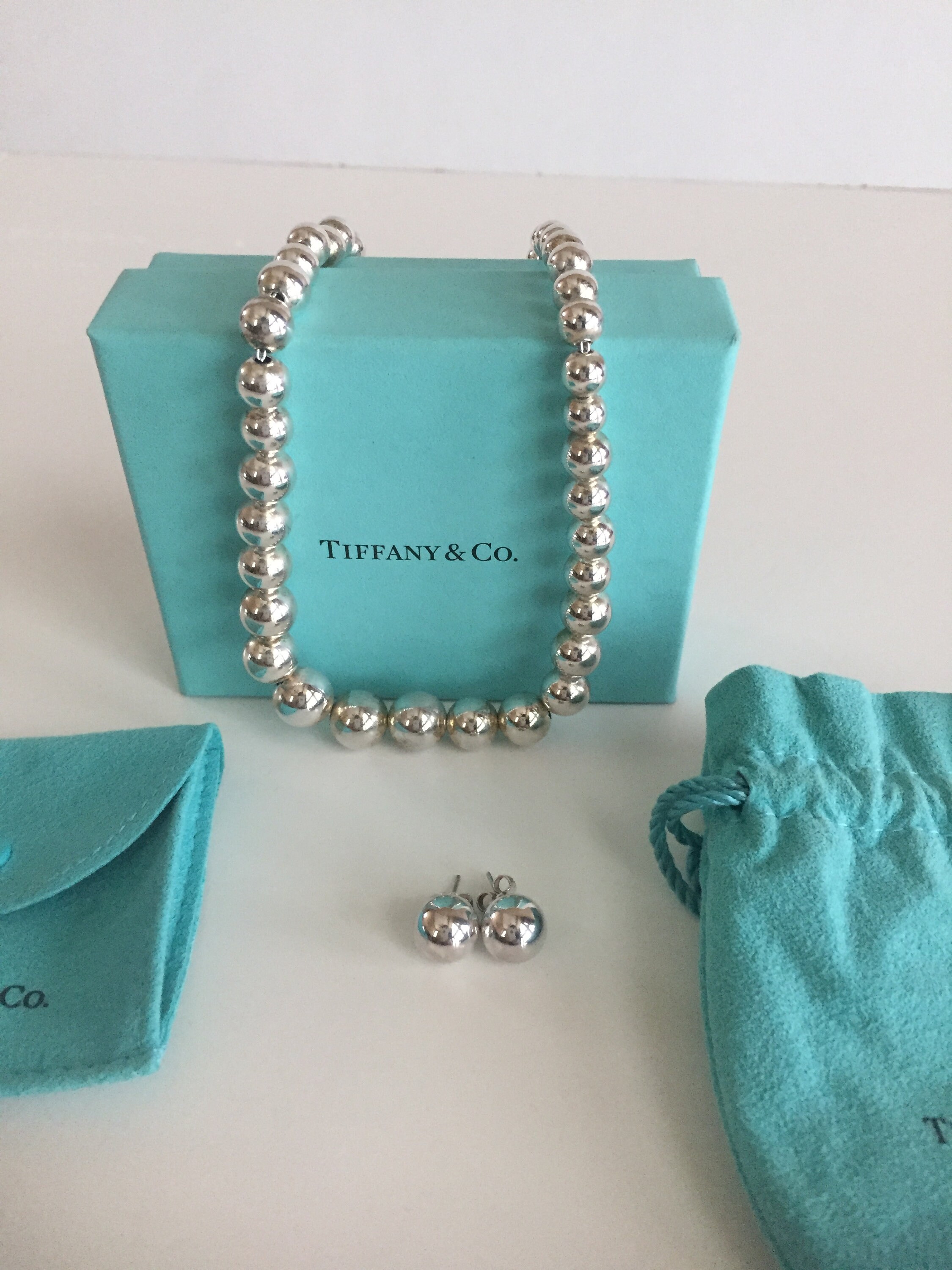 Vintage Tiffany Graduated Sterling 16 