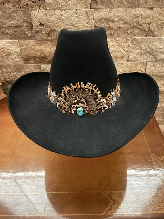 80s TEXAS HATS Cowboy Hat XXXXX BEAVER 黒 80s TEXAS HATS Cowboy Hat XXXXX BEAVER 黒