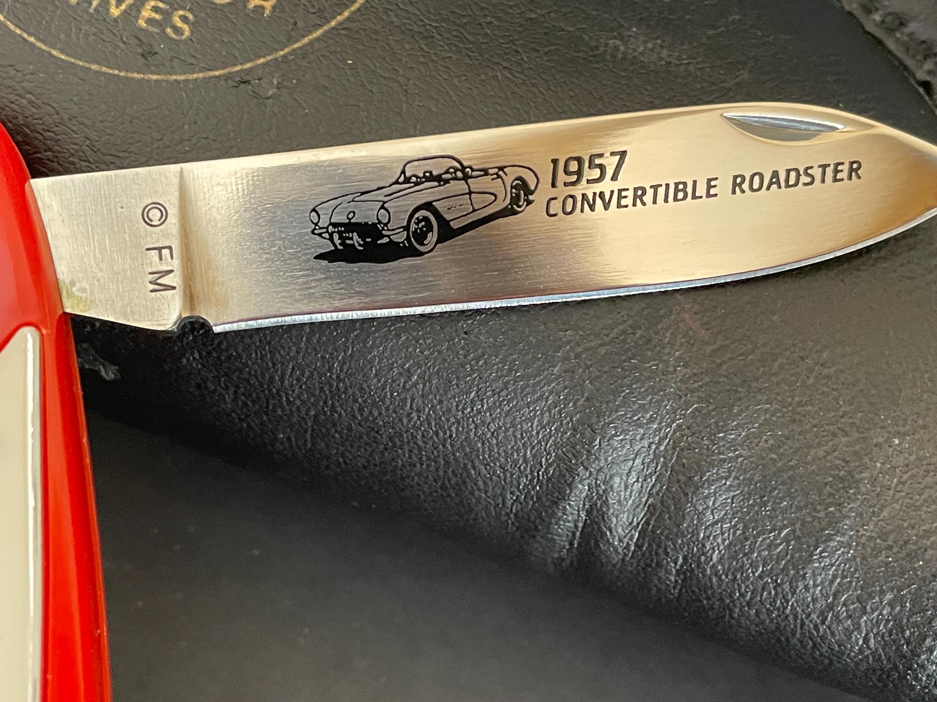 Franklin Mint Collector Knife 1957 Corvette Paperwork and Pouch - Etsy