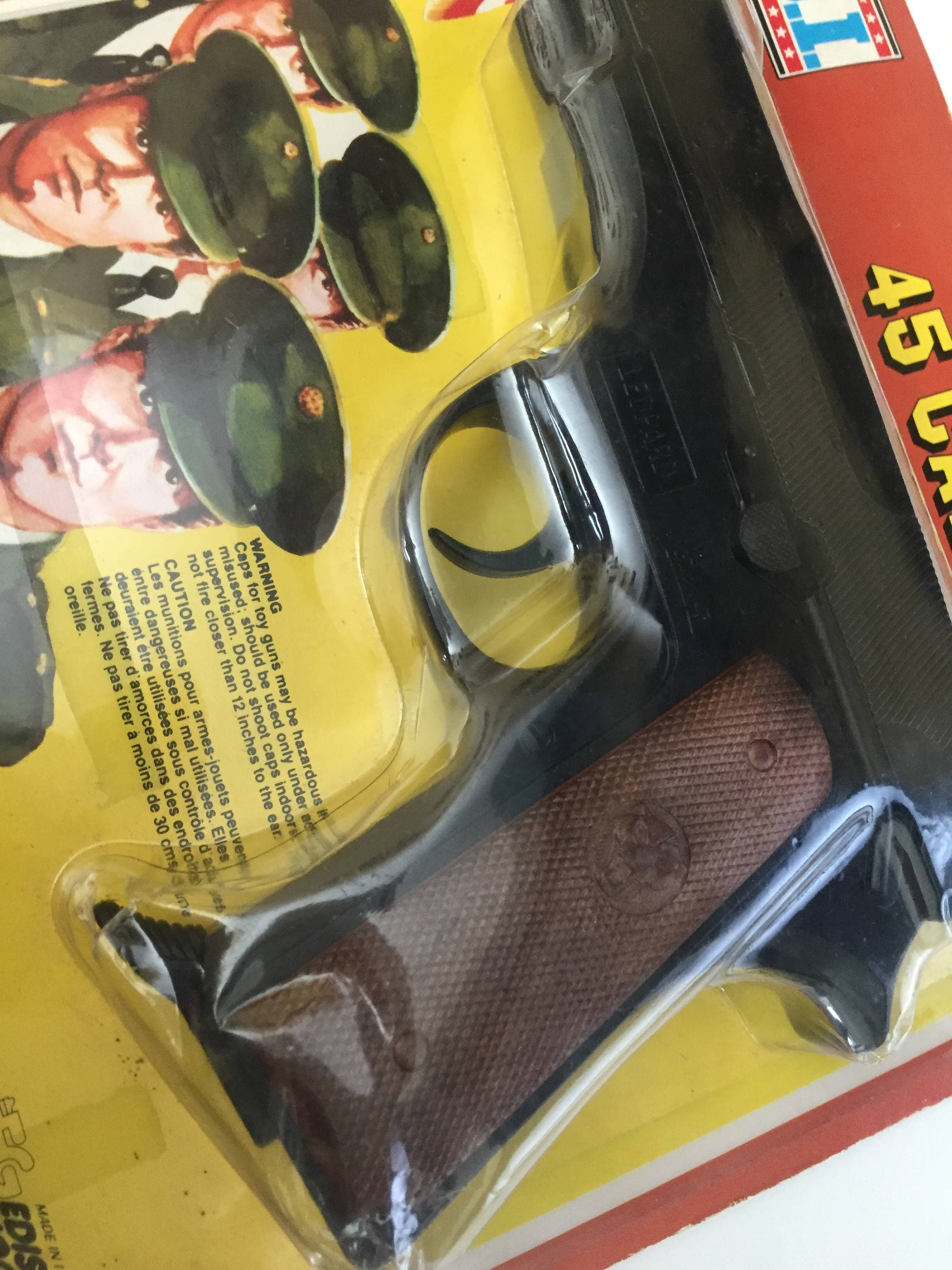 Pistolet à Air Comprimé Edison Giocattoli - Jouet Ancien En Plastique Pliable