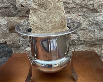 Very Unusual Quadruple Silver-Plate Three Legged Champagne/Wine Bucket***SALE***