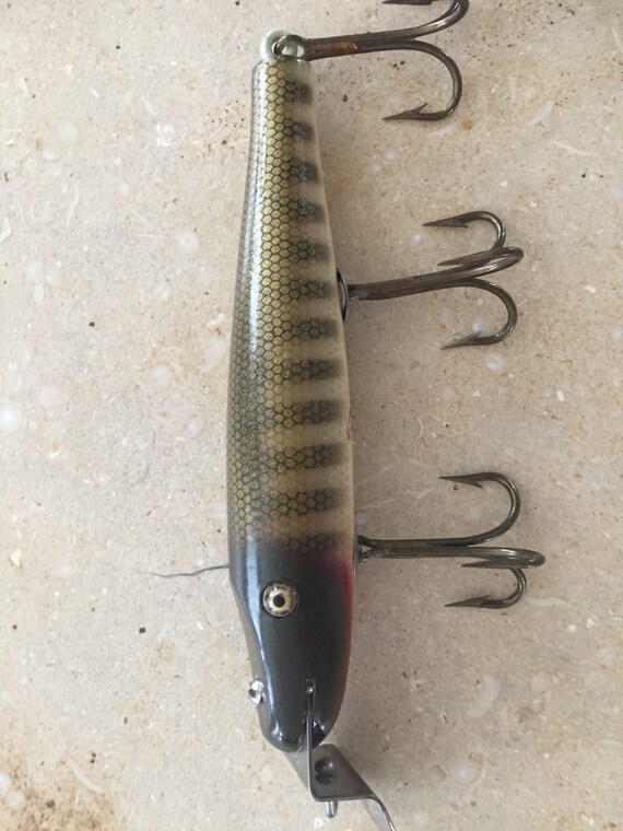 Vintage CREEK CHUB Bait Co NO. Leurre de pêche articulé en