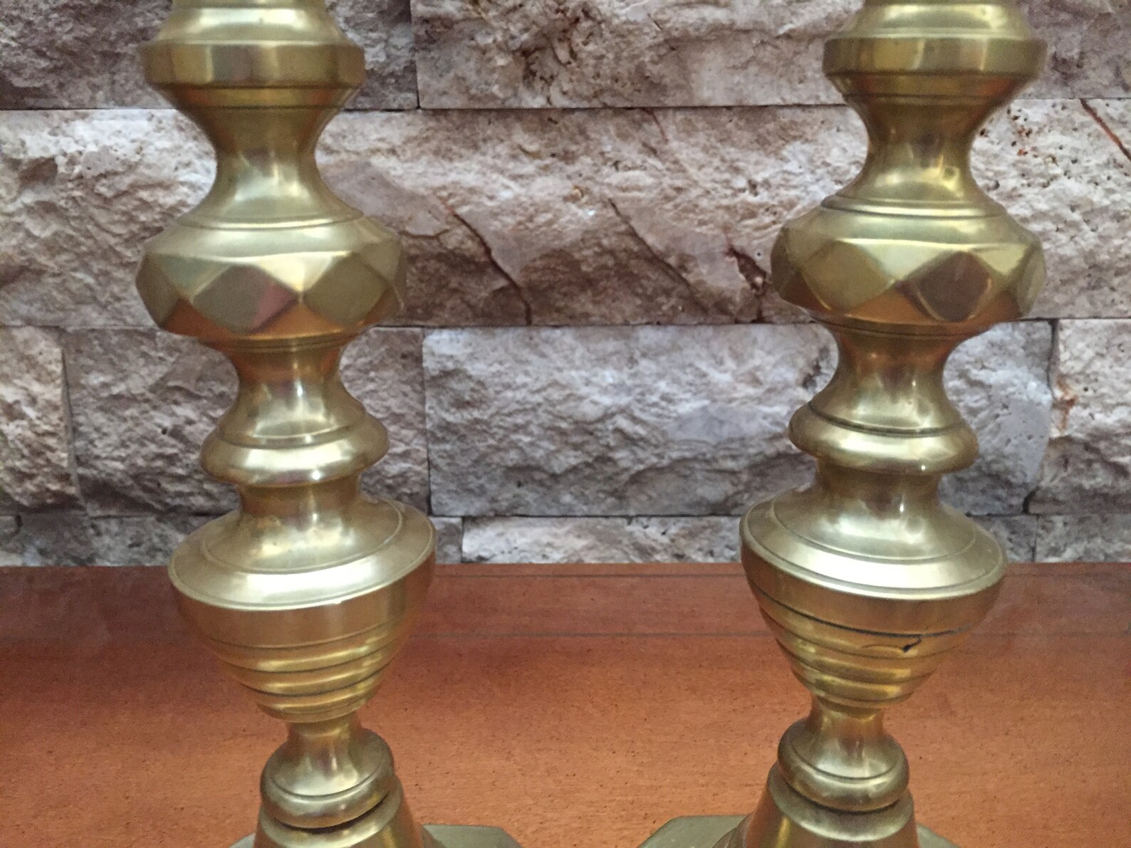 Vintage Brass Beehive Candlesticks A Pair Etsy